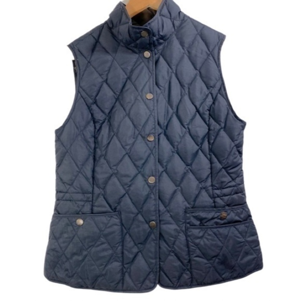 Eddie Bauer 550 fill power goose down quilt vest Size S 
Color Black
